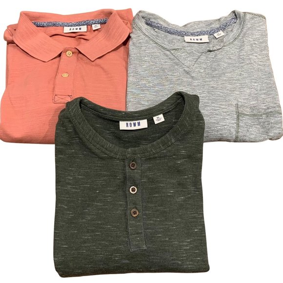 ROWM Other - 3 ROWM Bundle of Short Sleeve Shirts - XL